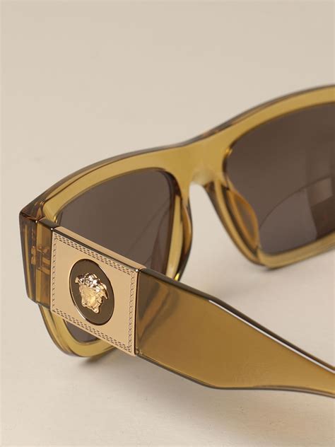 women green versace sunglasses.